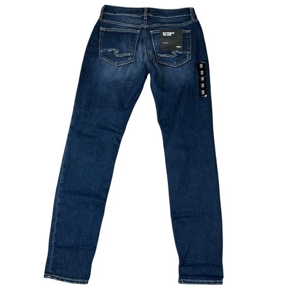 Silver Jeans Midrise Boyfriend Dark Wash Size 30 X 29 NWT - Picture 1 of 6